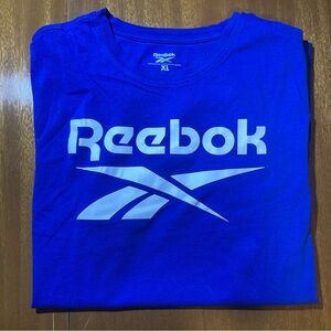 Reebok blue crew neck short sleeve tee, size XL